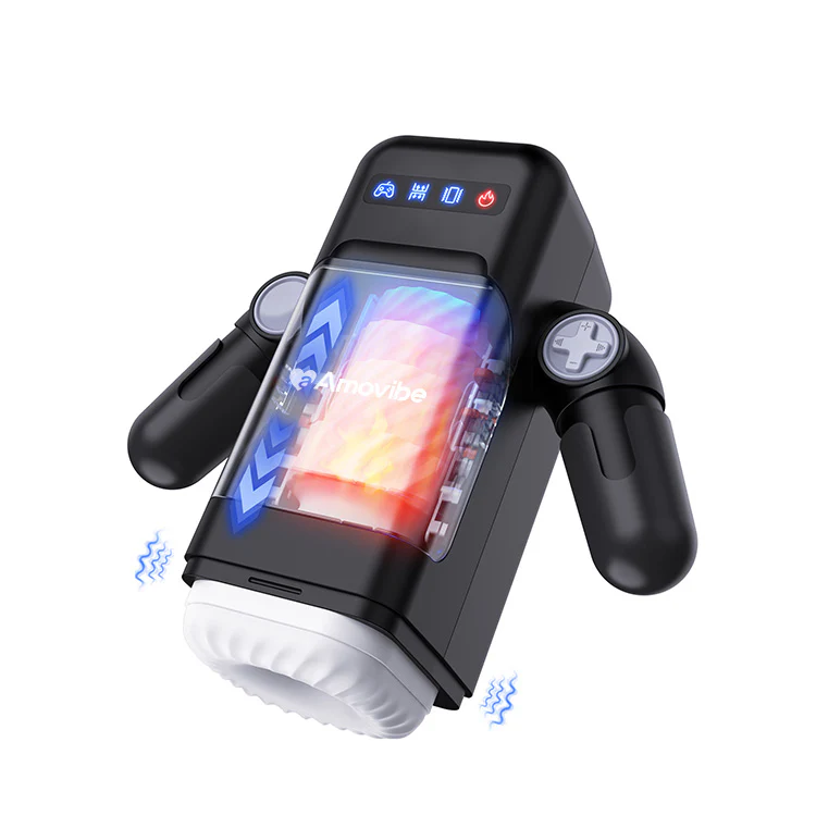 10 Thrusting & Vibration Modes Male Masturbator with Heating Function - Image 3