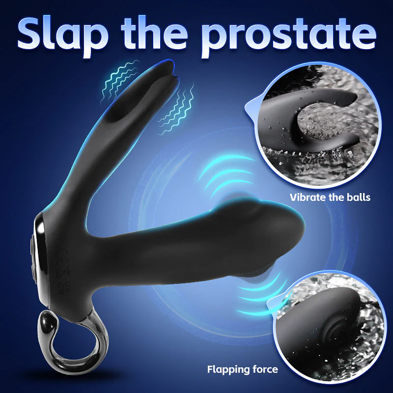 Tapping Prostate Massager - Vibrating & Hooked - Image 3