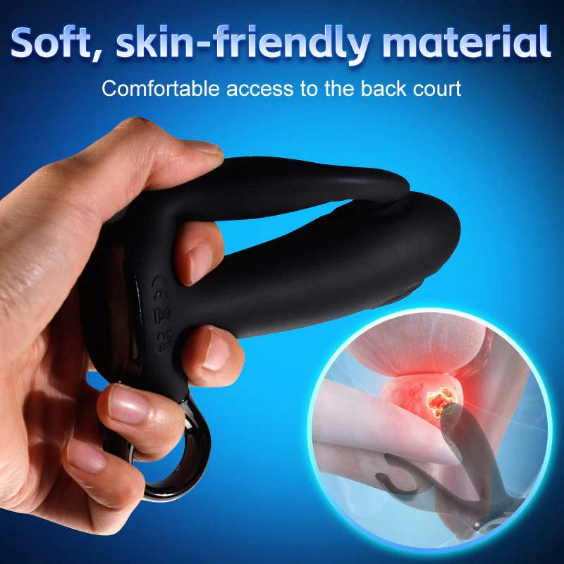 Tapping Prostate Massager - Vibrating & Hooked - Image 5