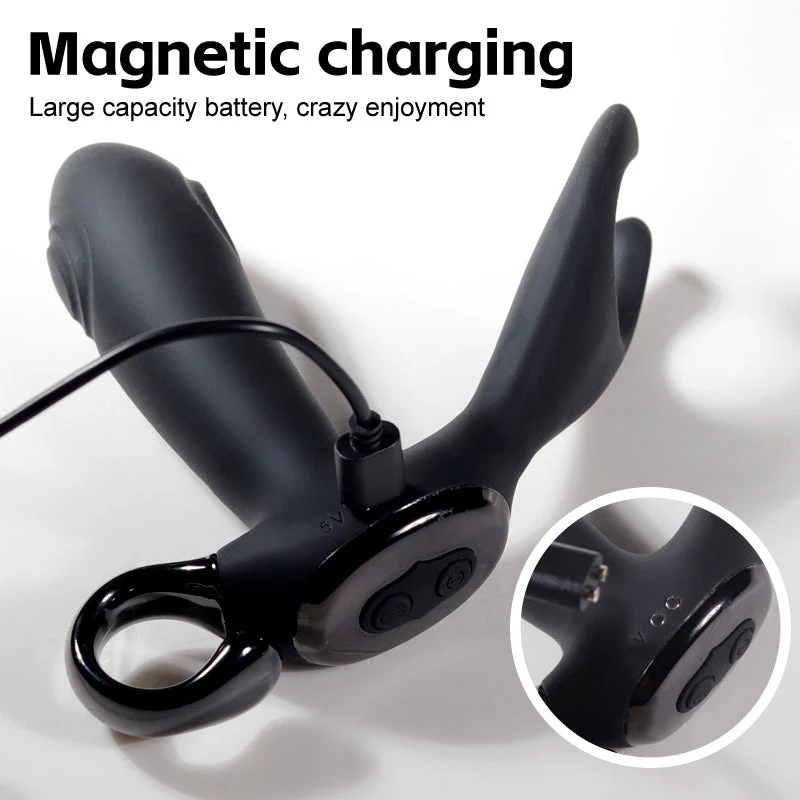 Tapping Prostate Massager - Vibrating & Hooked - Image 6