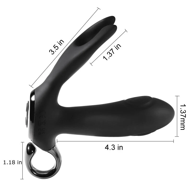 Tapping Prostate Massager - Vibrating & Hooked - Image 7