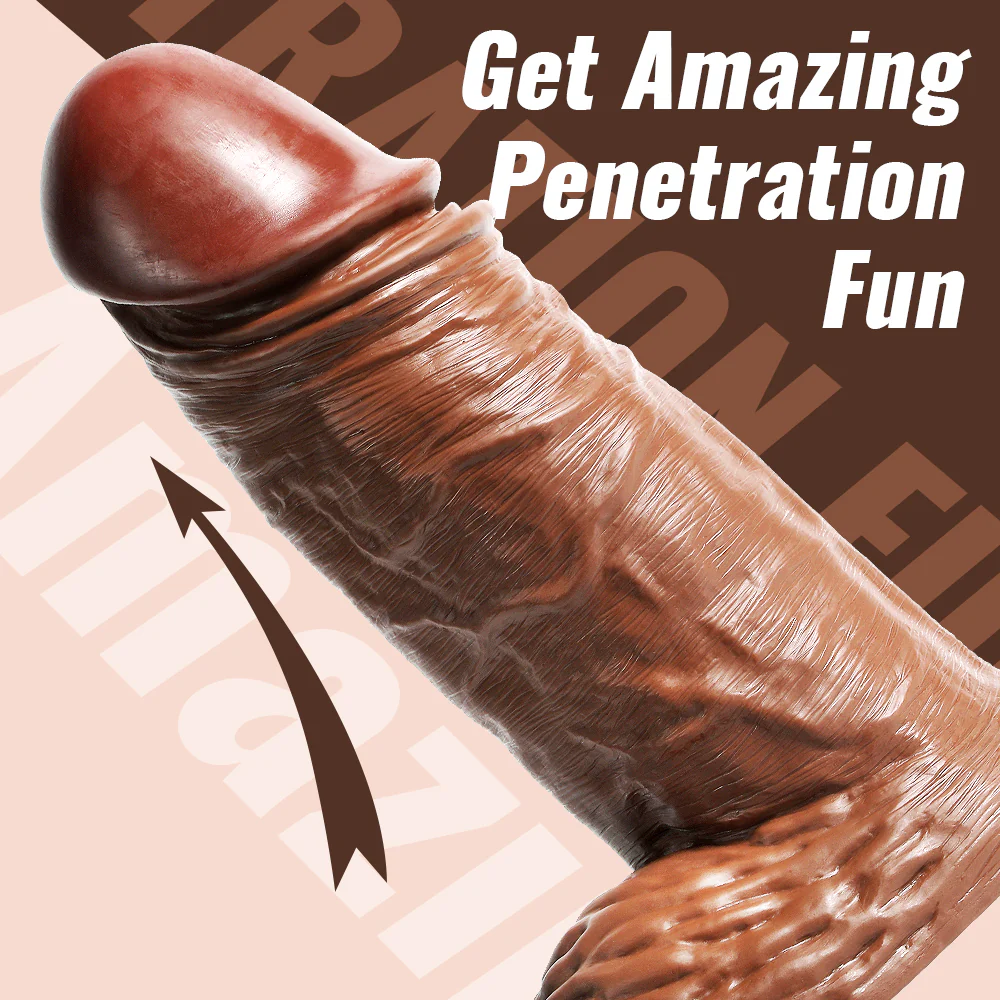 15 Inch Extra Thick Realistic Dildo with Wide Diameter - Image 4