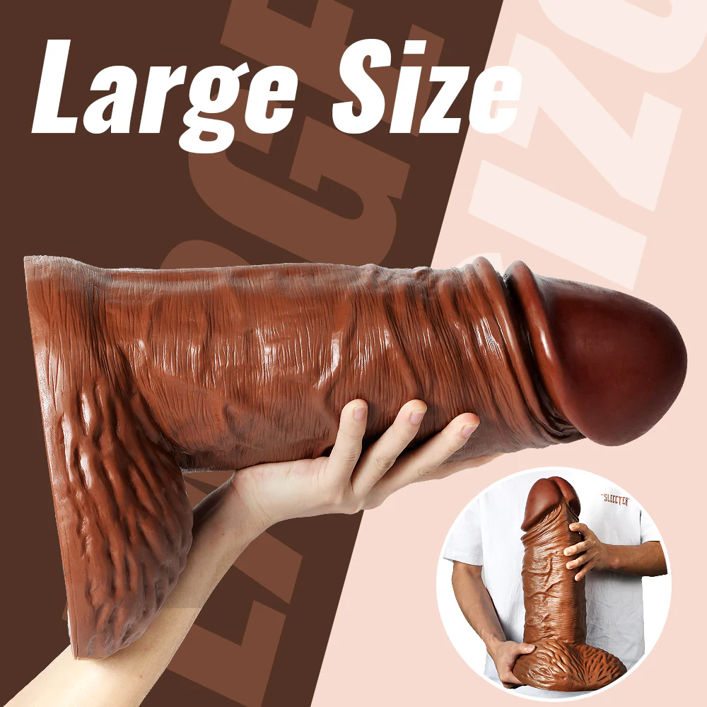 15 Inch Extra Thick Realistic Dildo with Wide Diameter - Image 5