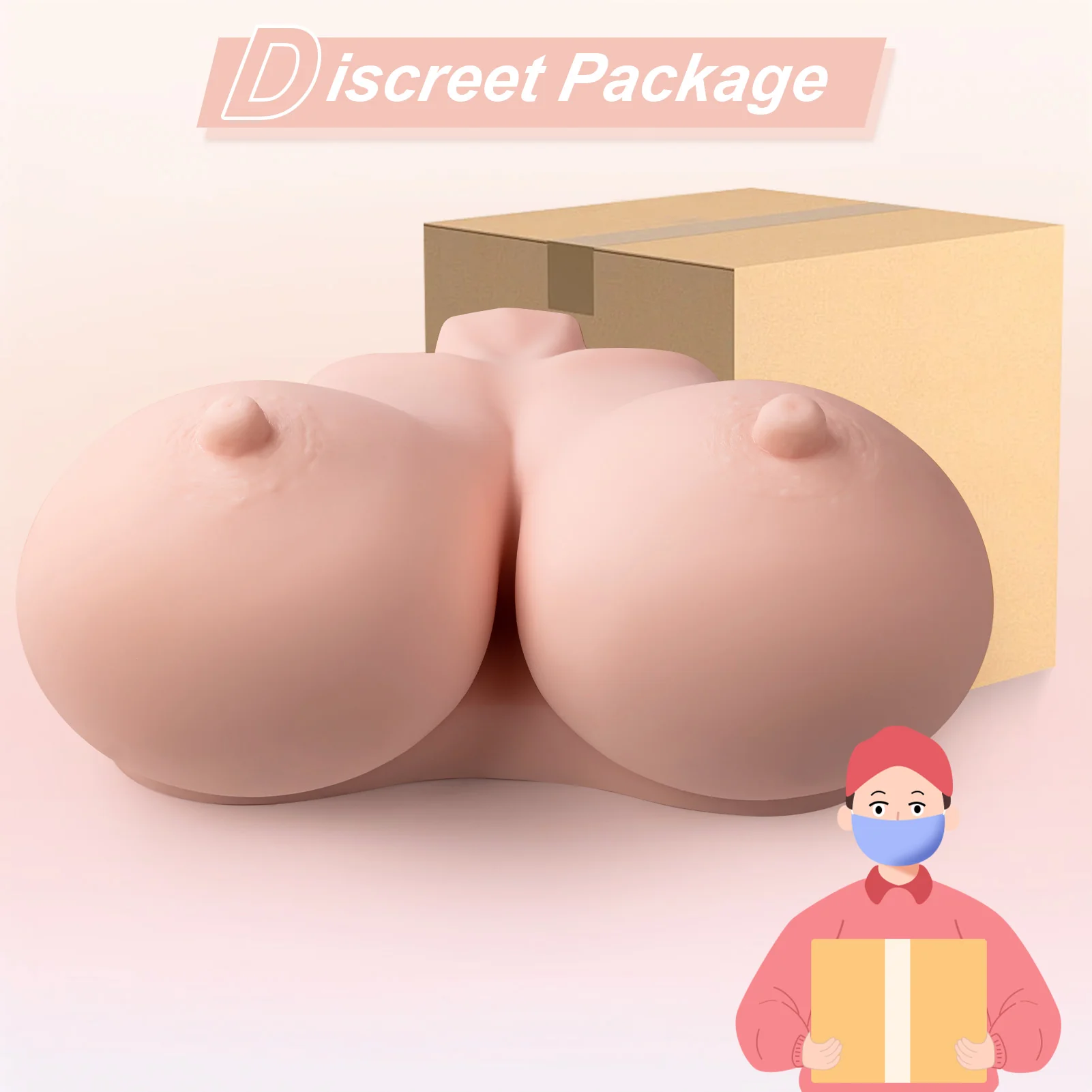 19.1LB Ultra-Realistic Bouncy Breast Torso - Image 9