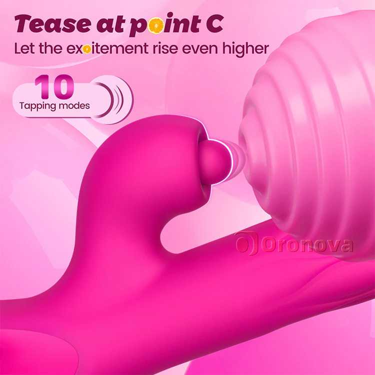 3-in-1 Tapping & Expanding Vibrator – G-Spot & Clitoral Stimulation - Image 6