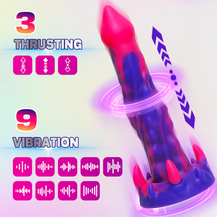9.25 inches Remote-Controlled Thrusting Monster Dildo - Image 4