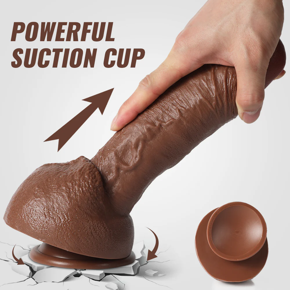 9.7 Inch Realistic Dildo with Suction Base for Secure Play - Image 3