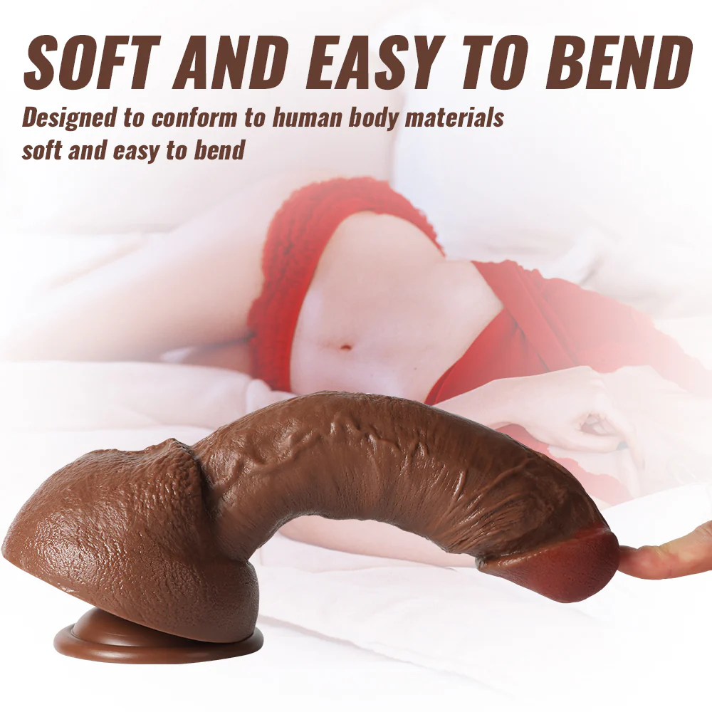 9.7 Inch Realistic Dildo with Suction Base for Secure Play - Image 4