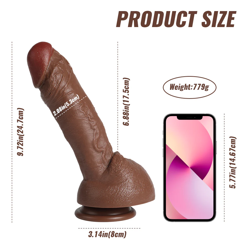 9.7 Inch Realistic Dildo with Suction Base for Secure Play - Image 7