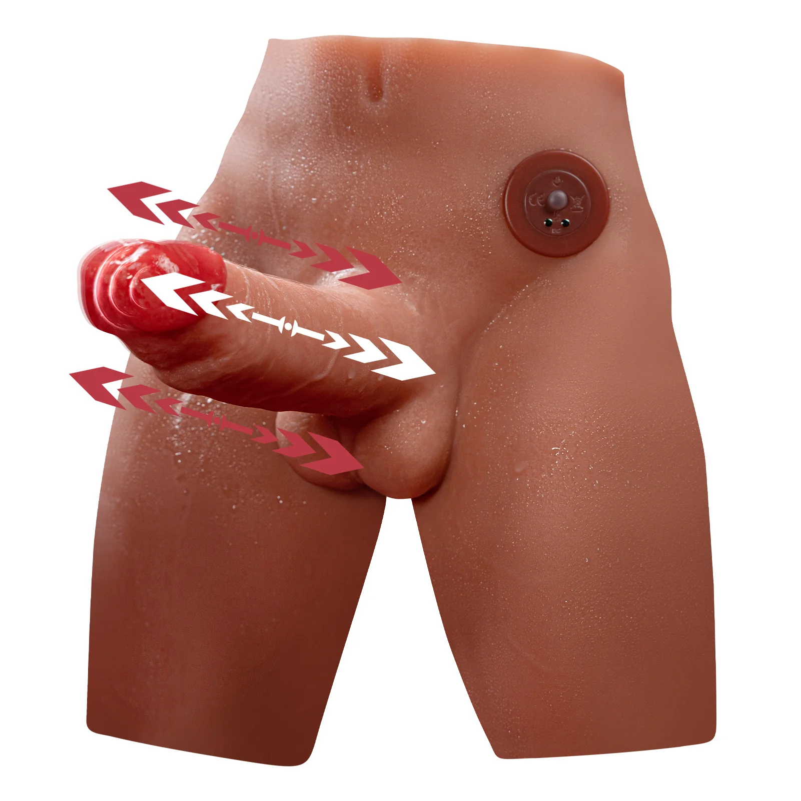 9 LB 6.7-Inch Lifelike Male Torso with Realistic Dildo Design - Image 11