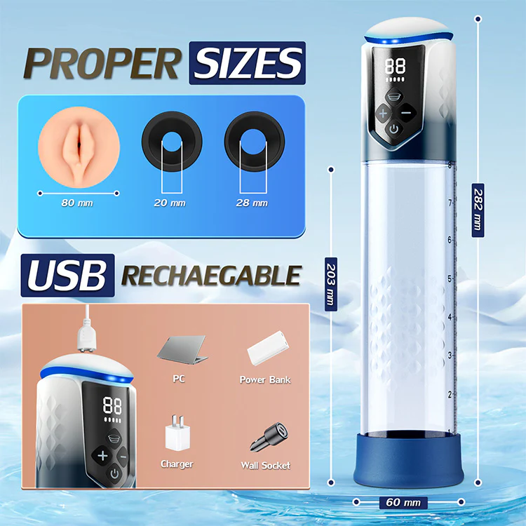 Automatic Suction Penis Pump with 5 Training Modes - Image 6