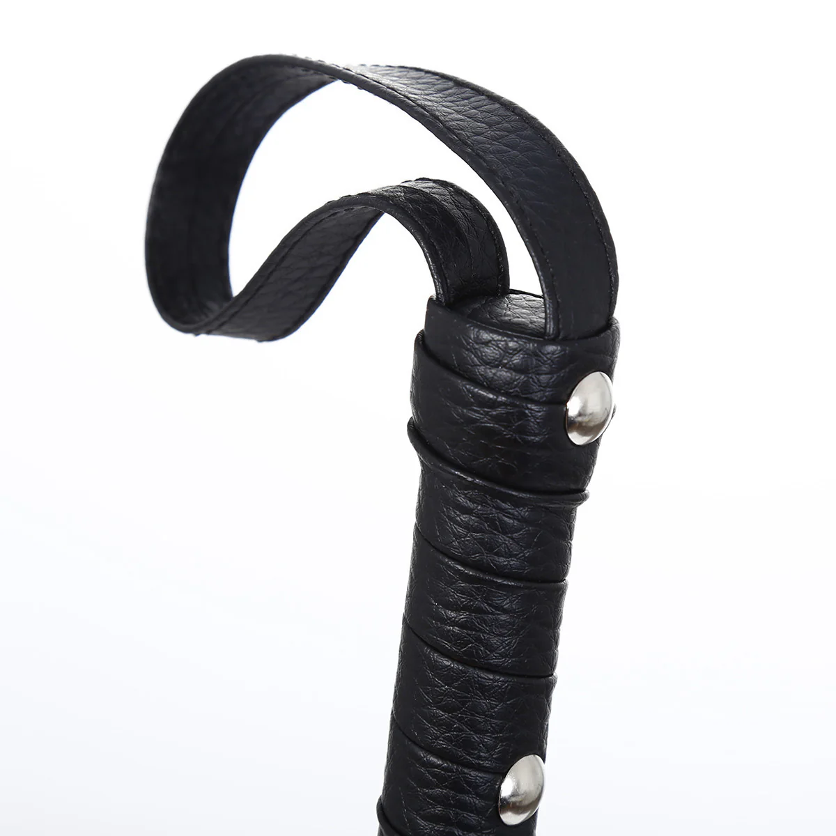 BDSM Leather Whip – Spiked Handle Flogger for Women & Couples - Image 6