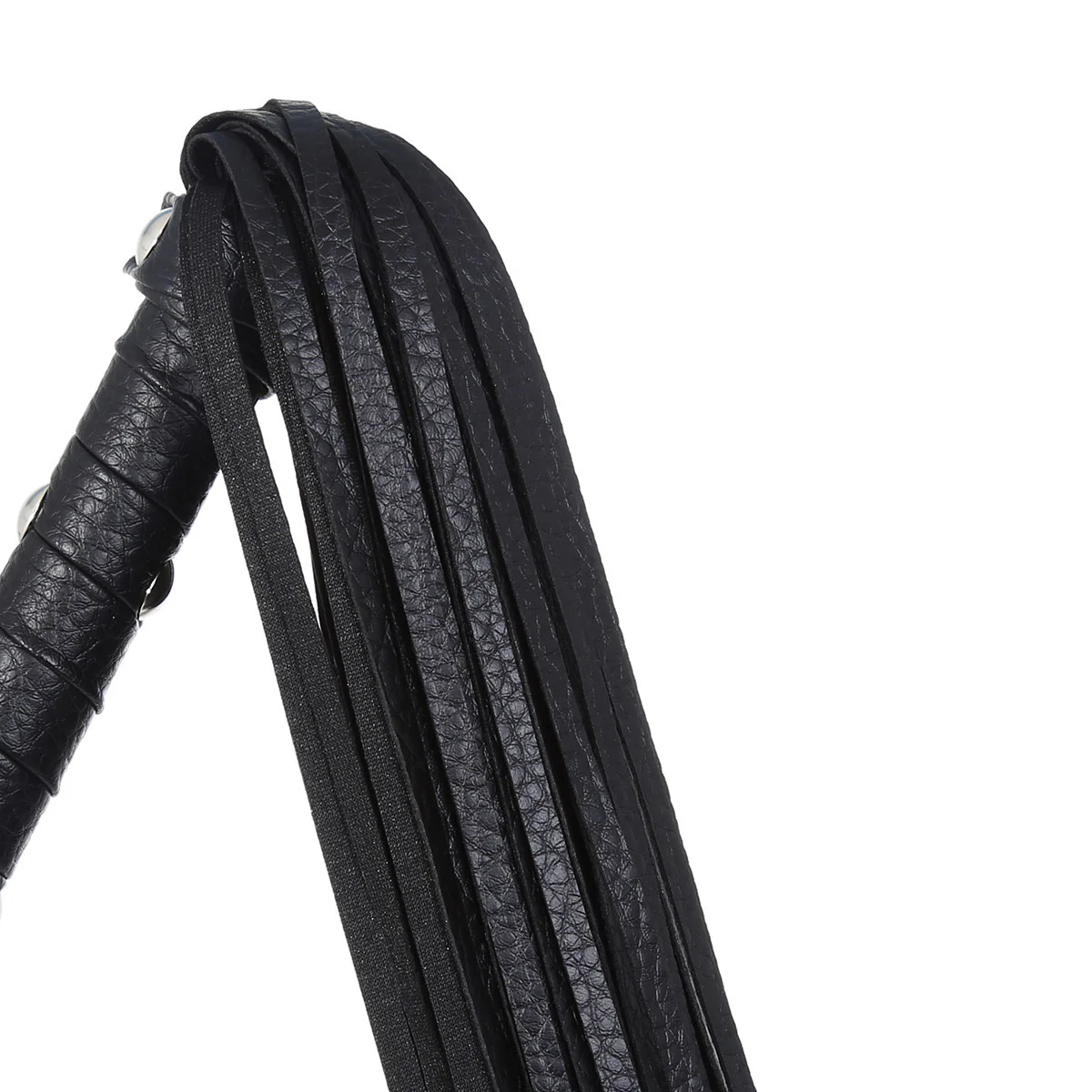 BDSM Leather Whip – Spiked Handle Flogger for Women & Couples - Image 8