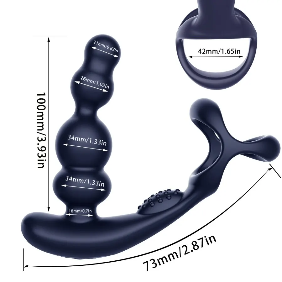 Rotating Prostate Massager Dildo - Vibrating & Waterproof - Image 4