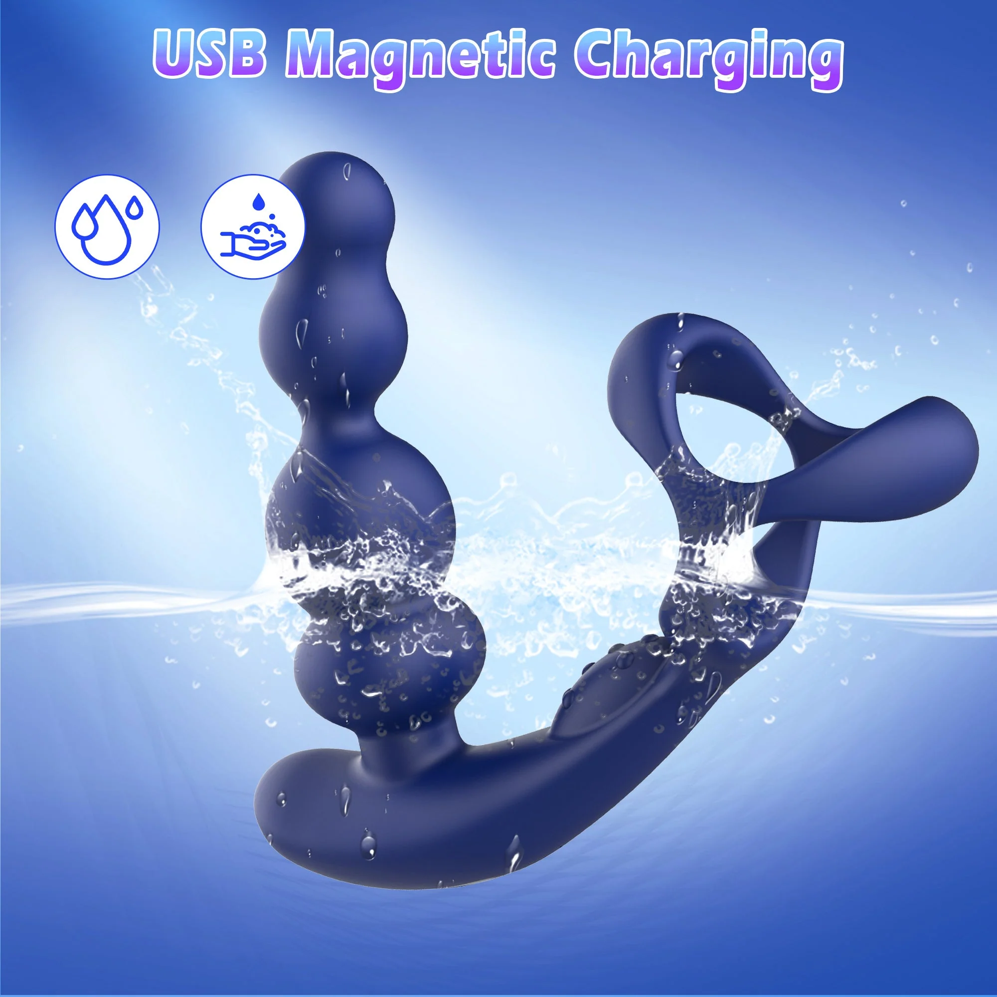 Rotating Prostate Massager Dildo - Vibrating & Waterproof - Image 7