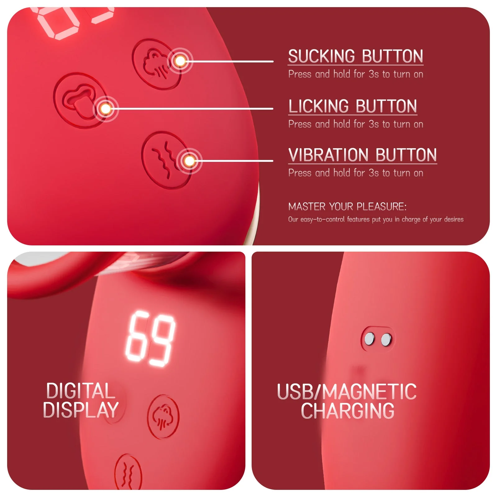 Women's Clitoral Suction Miracle with Licking Feature - Image 7