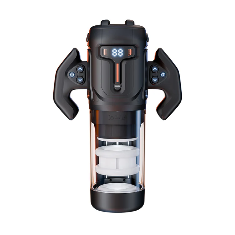 Dual-Action Thrusting & Rotating Male Masturbator - Image 8