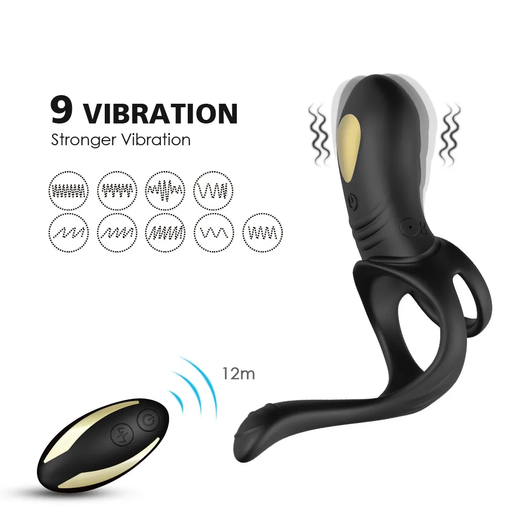Vibrating Penis Ring with Clitoral and G-Spot Stimulation for Couples - Image 6
