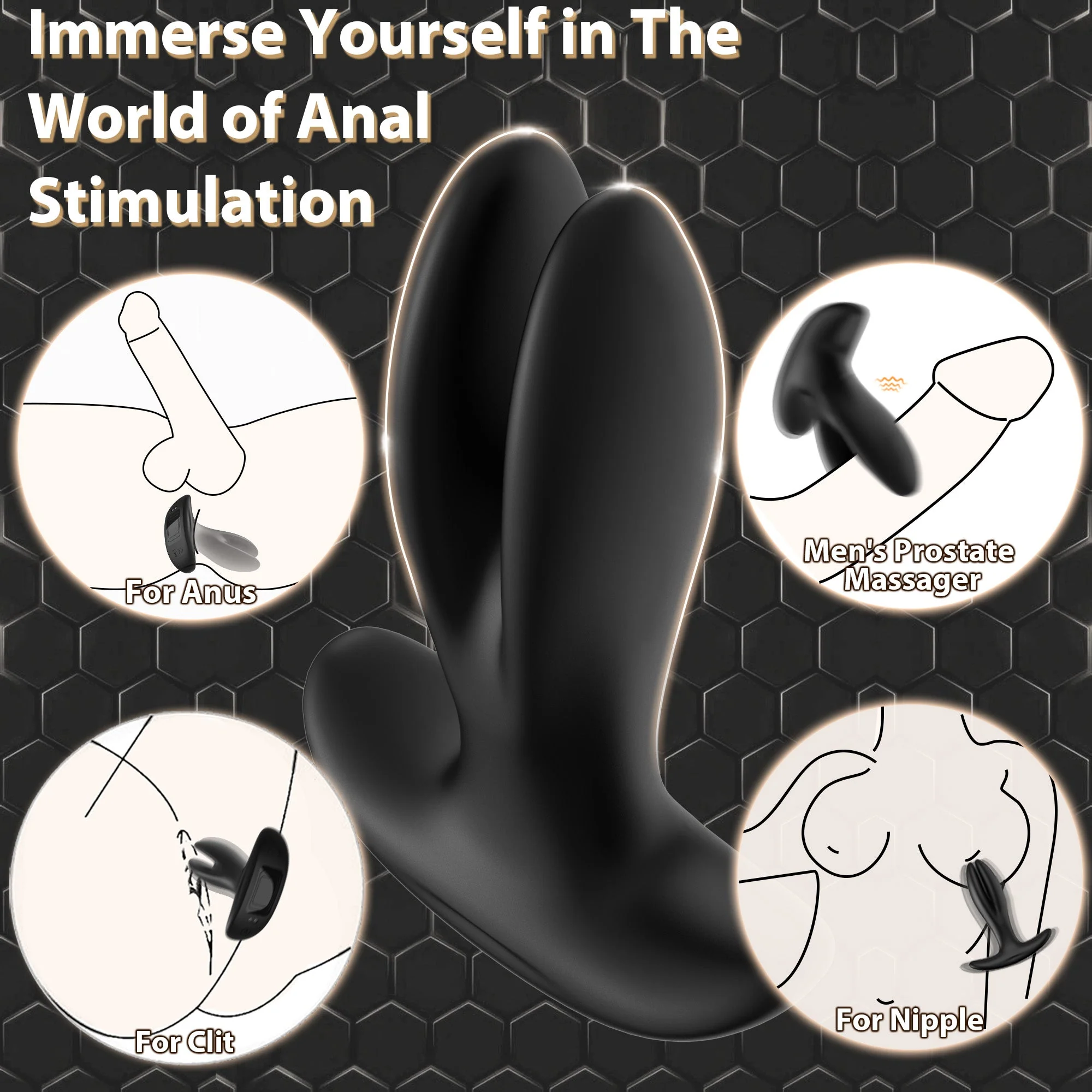 Anal Expanding Butt Plug - Vibrating & Waterproof - Image 4