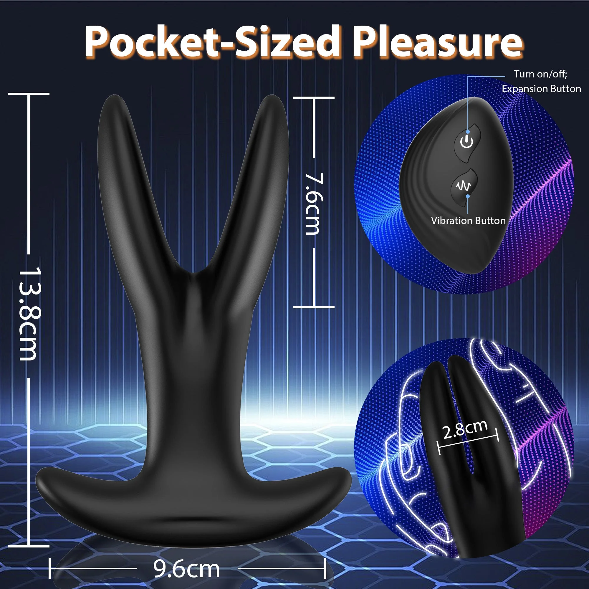 Anal Expanding Butt Plug - Vibrating & Waterproof - Image 6