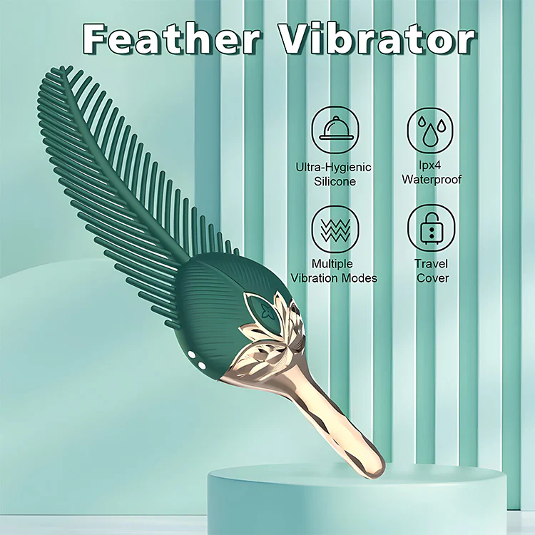 Feather Vibrator – Silent, Powerful & 10 Modes of Pleasure - Image 3