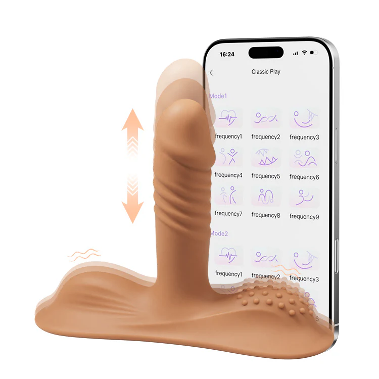 Female ride vibrating dildo, G-spot anal stimulation, suitable for couples - Image 2