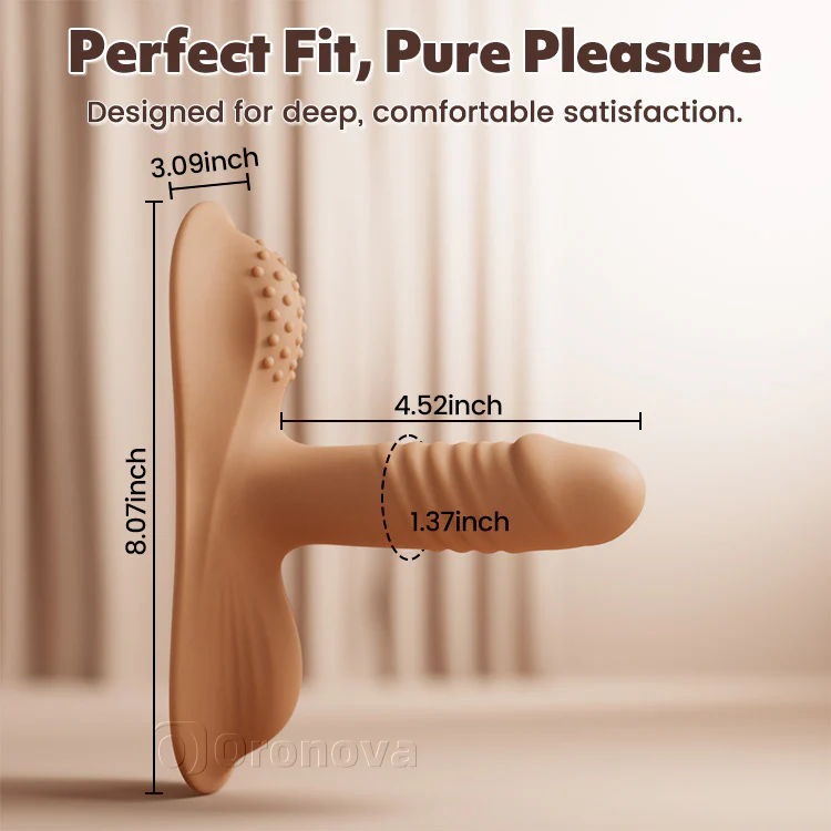 Female ride vibrating dildo, G-spot anal stimulation, suitable for couples - Image 7