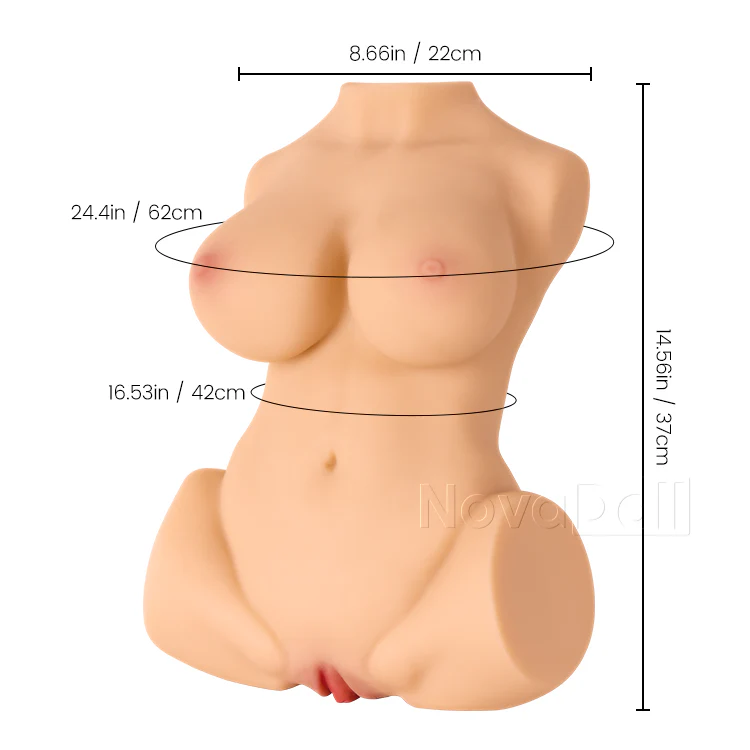 18LB Female Sex Doll Torso with Vibrating Feature - Image 8
