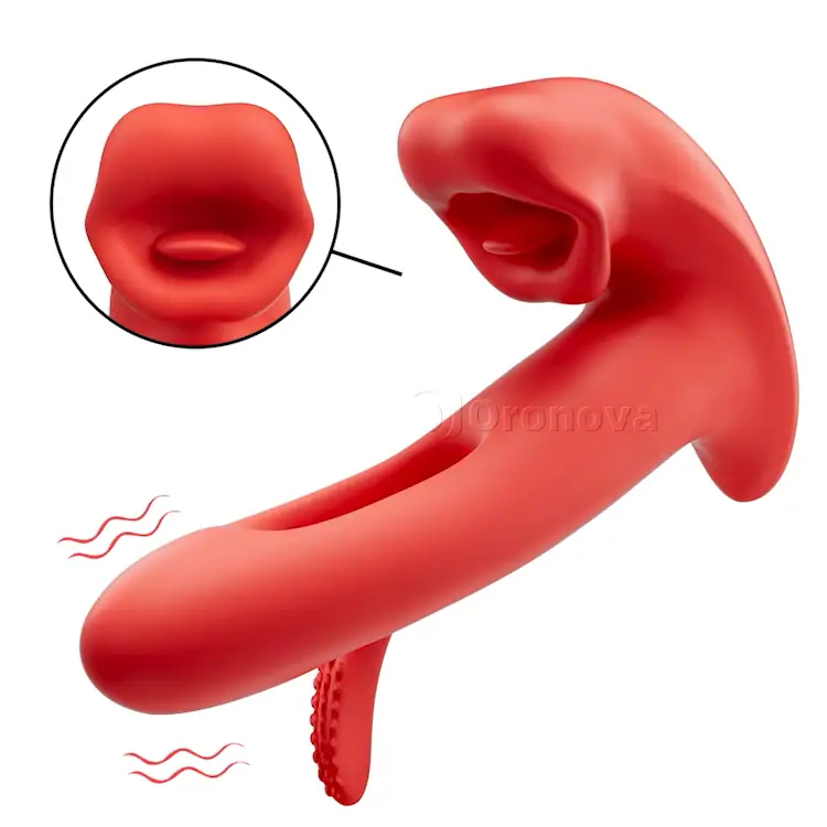 Flapping Clit Vibrator - Kissing Mouth & Vibration - Image 10