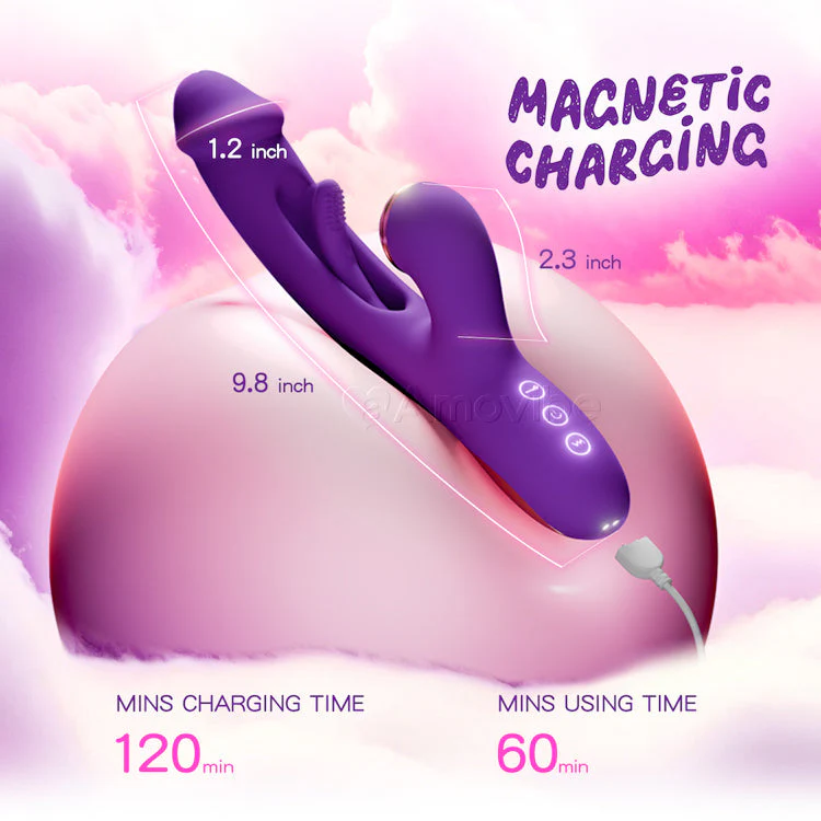 Flapping G-Spot Vibrator with Silicone Sleeves for Tapping, Tickling & Licking - Image 7