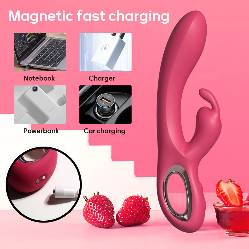 Rabbit Thrusting Vibrator - Clit Licking - Image 6