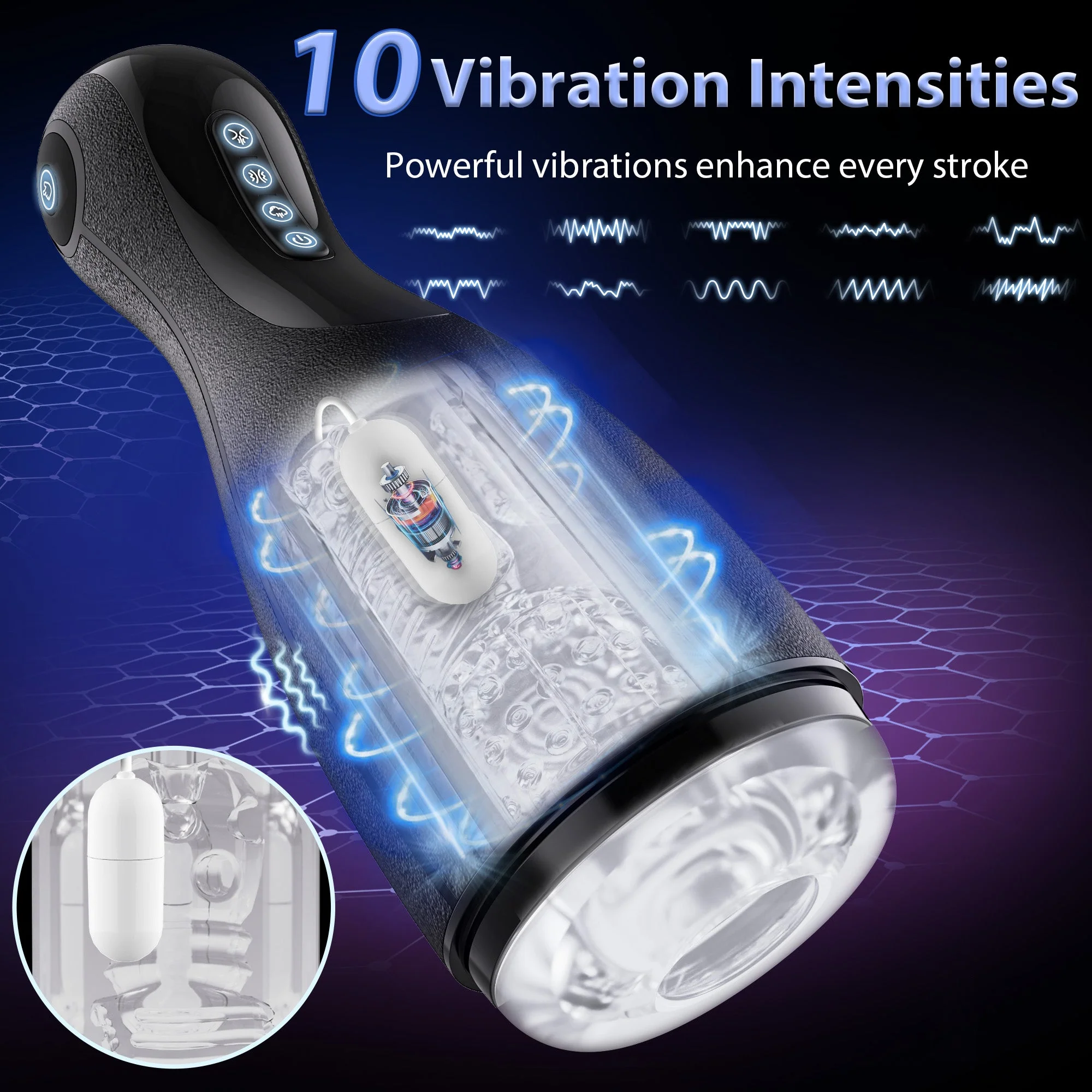 Masturbator Cup - Airbag Suction & Vibration - Image 4