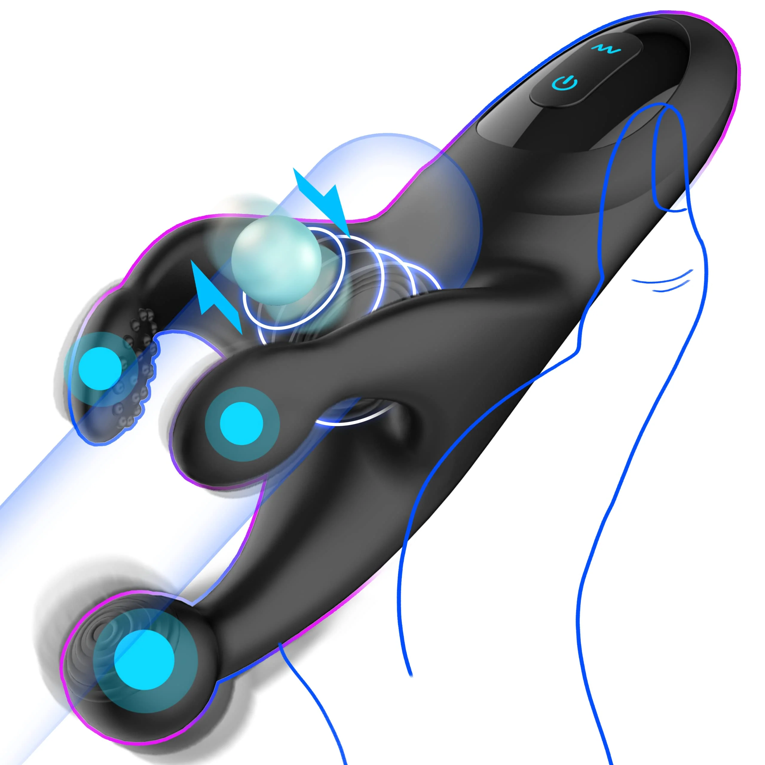 Penis Tapping Vibrator - Vibrating & Waterproof - Image 3
