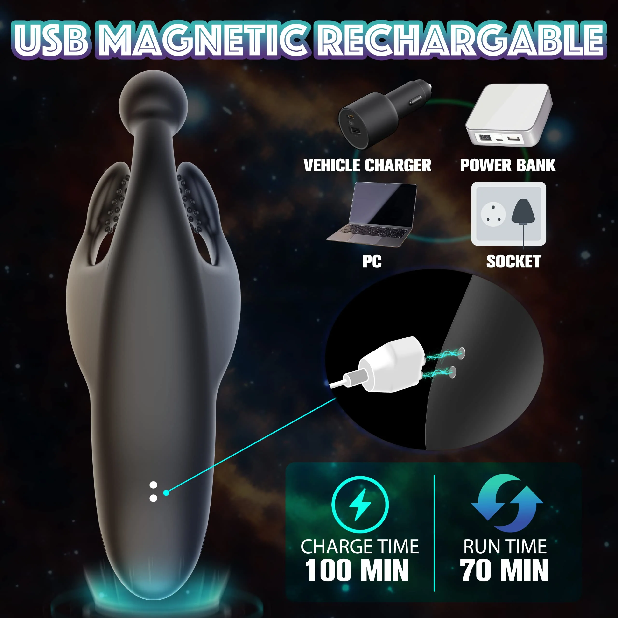 Penis Tapping Vibrator - Vibrating & Waterproof - Image 4