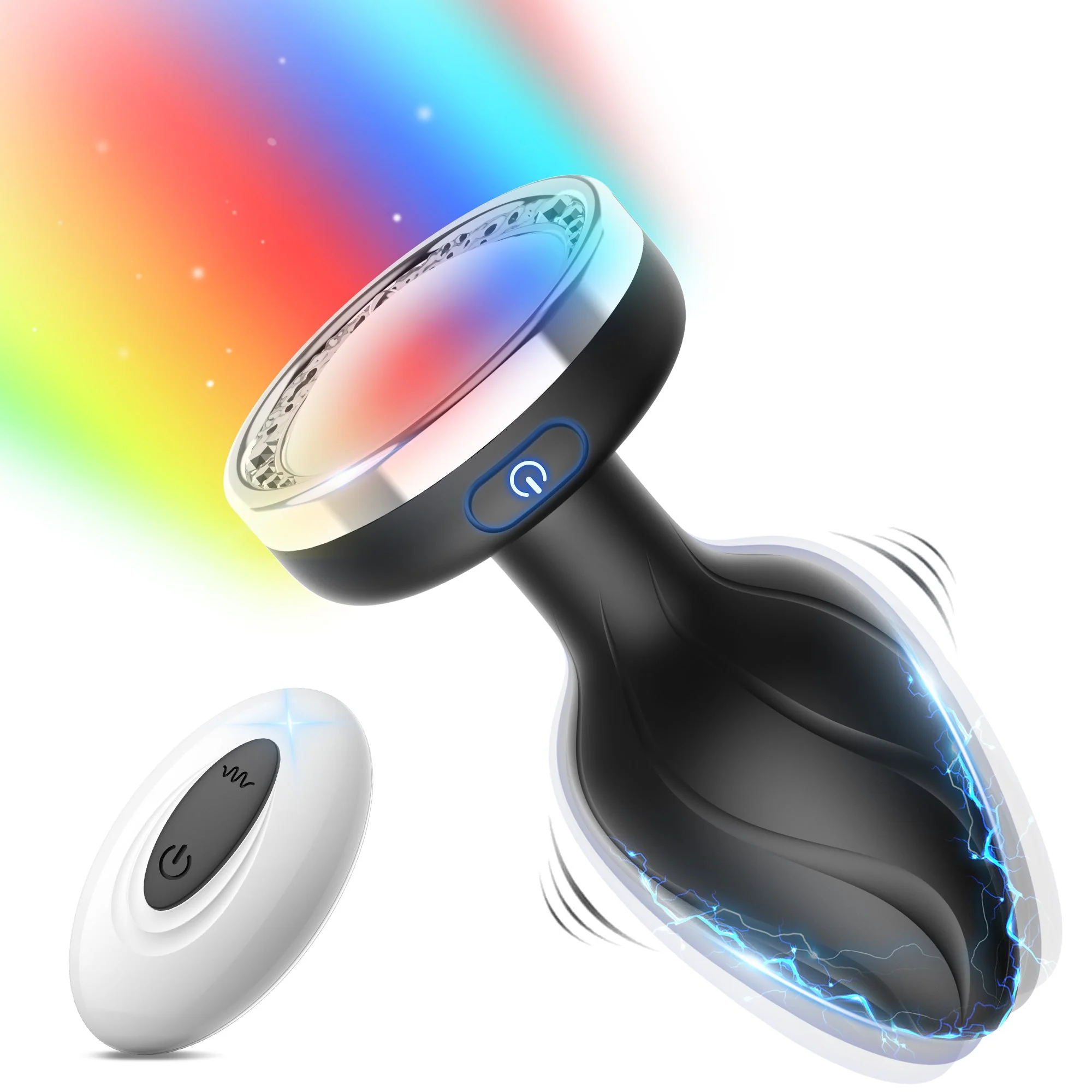 LED Anal Plug with Vibrations - Image 3