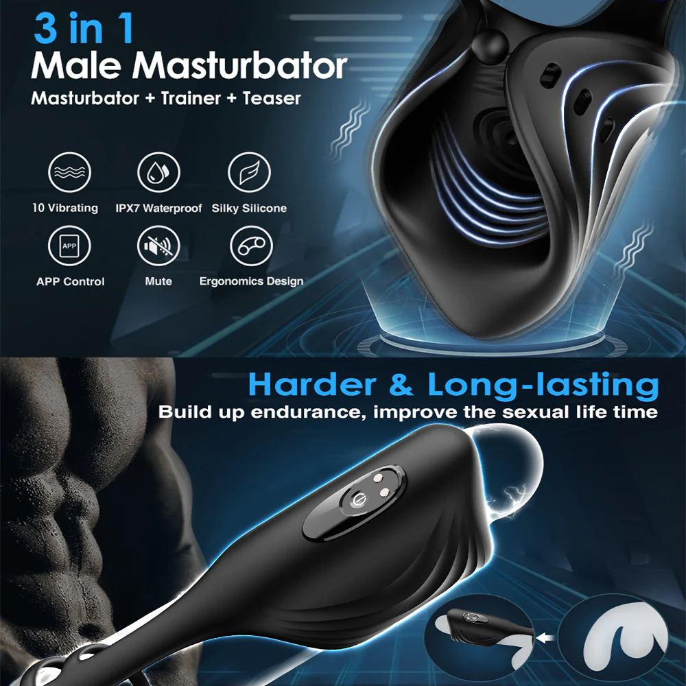 Penis Vibrating Vibrator - App Controlled & Cock Ring - Image 6
