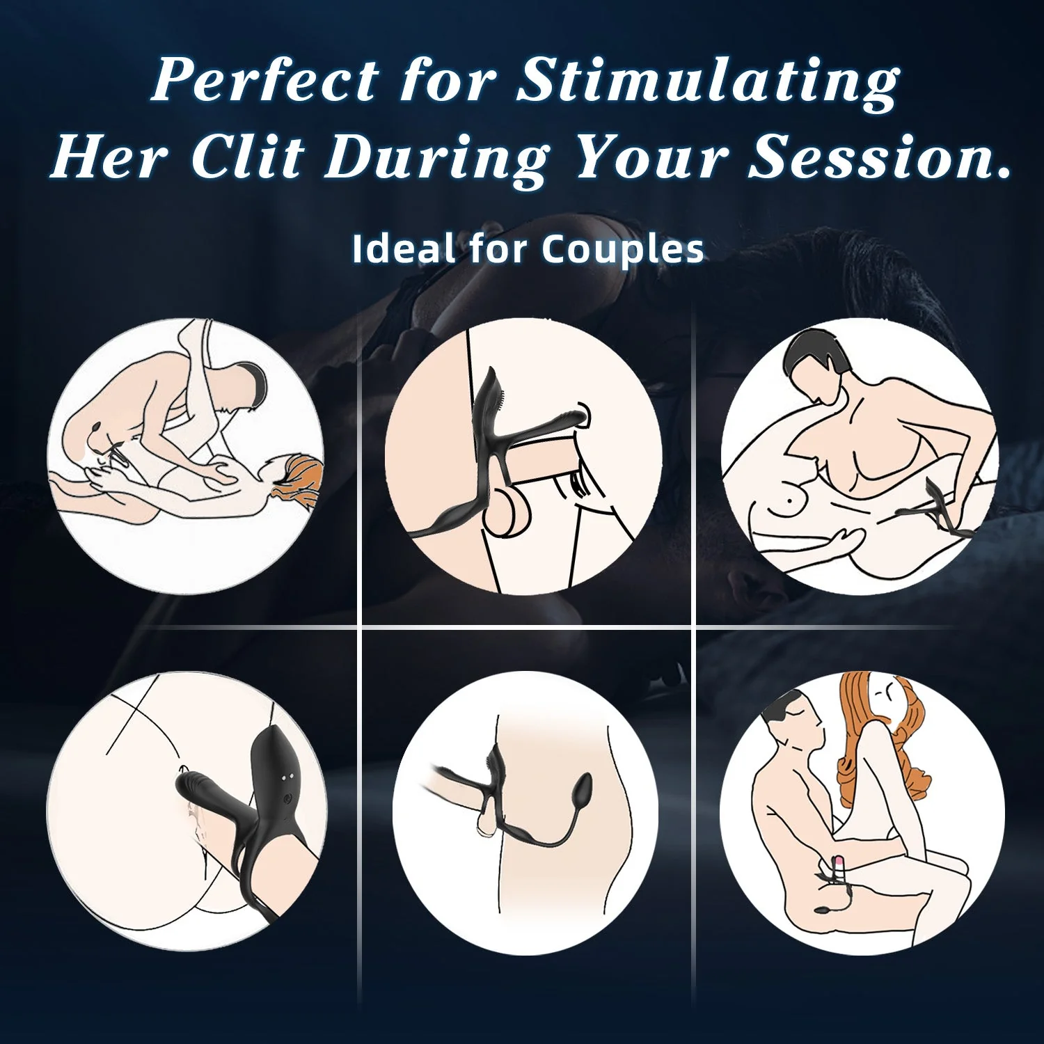 Cock Ring - Vibration & Anal Plug - Image 4