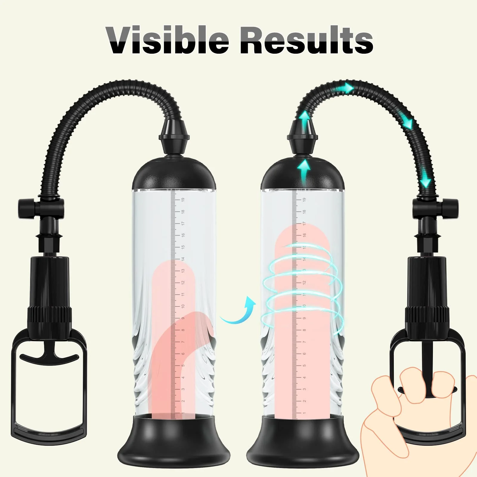 Penis Pump Kit - 3 Sleeves & Accessories - Image 3