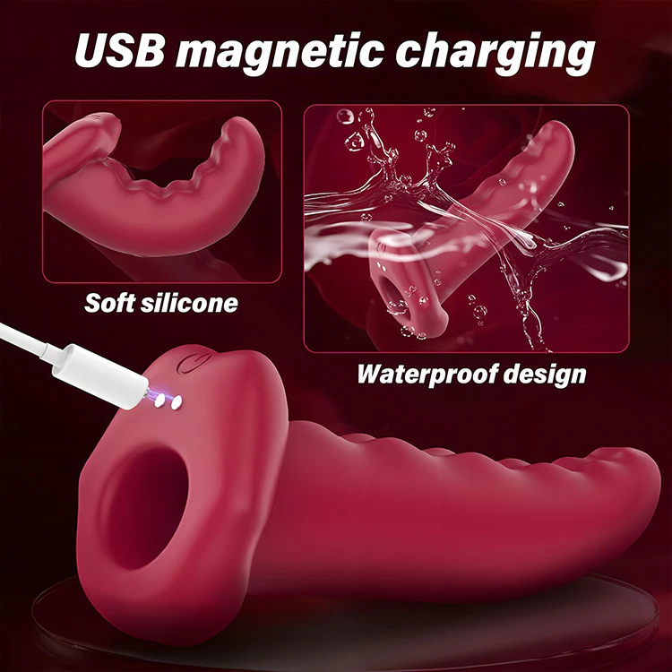 Portable Vibrating Penis Finger Sleeve – G-Spot & Clitoral Stimulation - Image 7