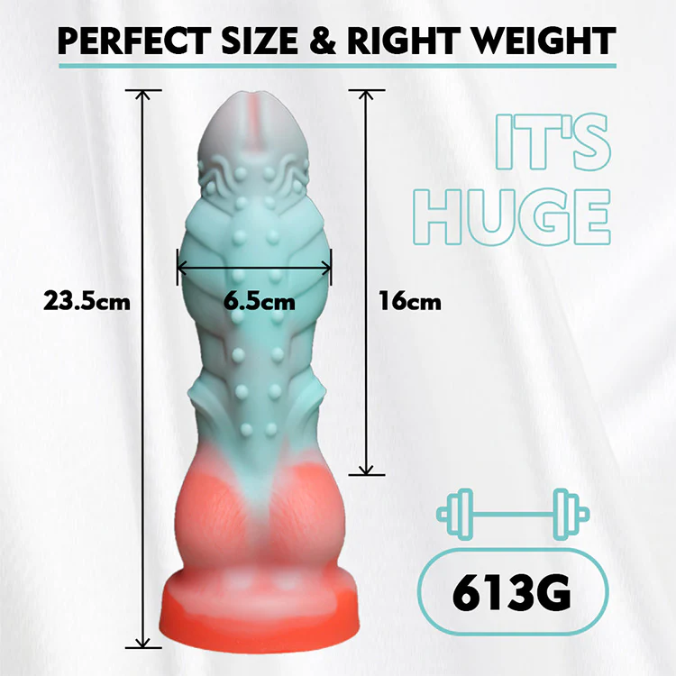 6.30 inch 16 cm Poseidon Pulse Remote Dildo - Image 5