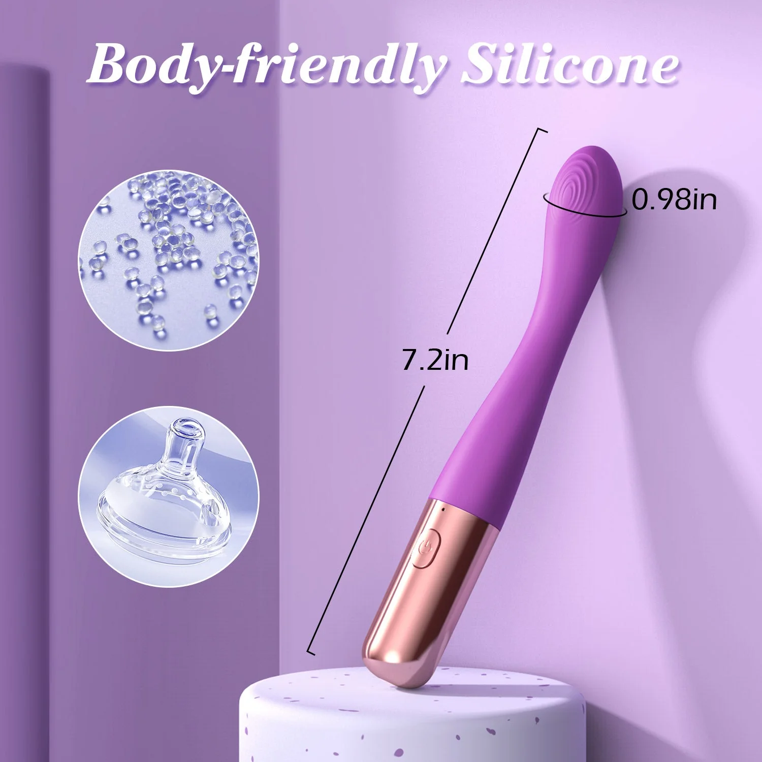 G Spot Wand Vibrator - Clitoris & Compact - Image 8
