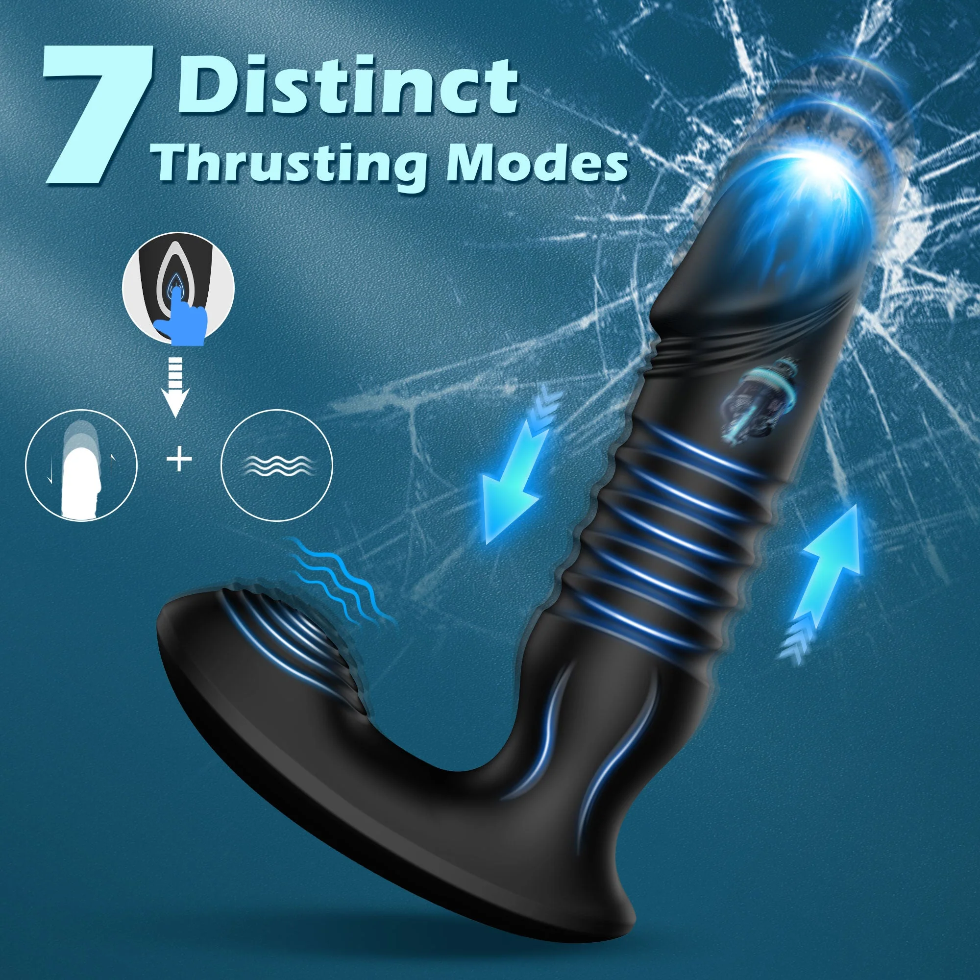 Prostate Massager with Thrusting Vibration - Image 3