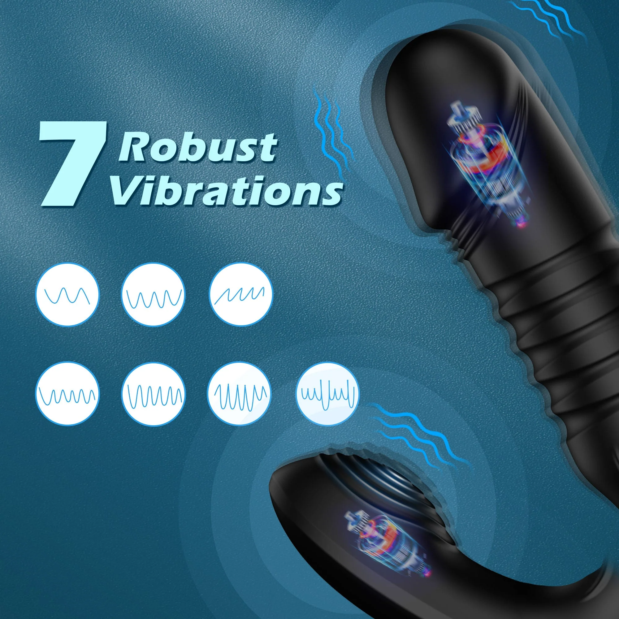 Prostate Massager with Thrusting Vibration - Image 4