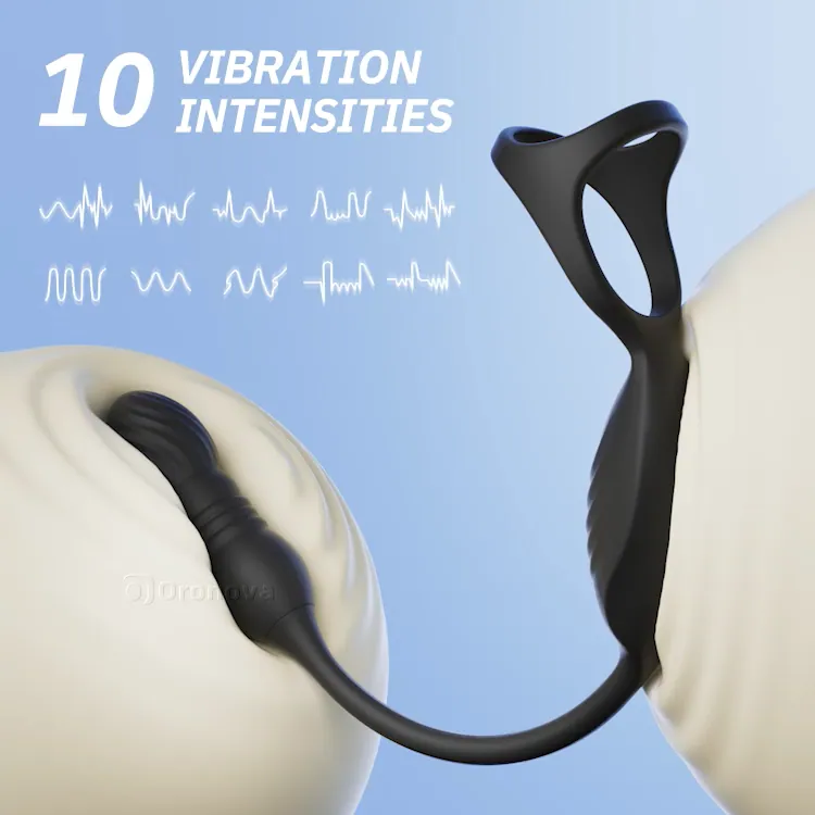 Wearable Thrusting Prostate Massager - 10 Vibrations & Remote Control - Image 3