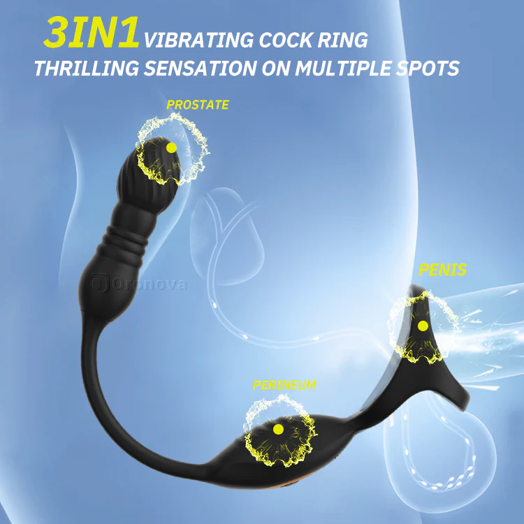 Wearable Thrusting Prostate Massager - 10 Vibrations & Remote Control - Image 4