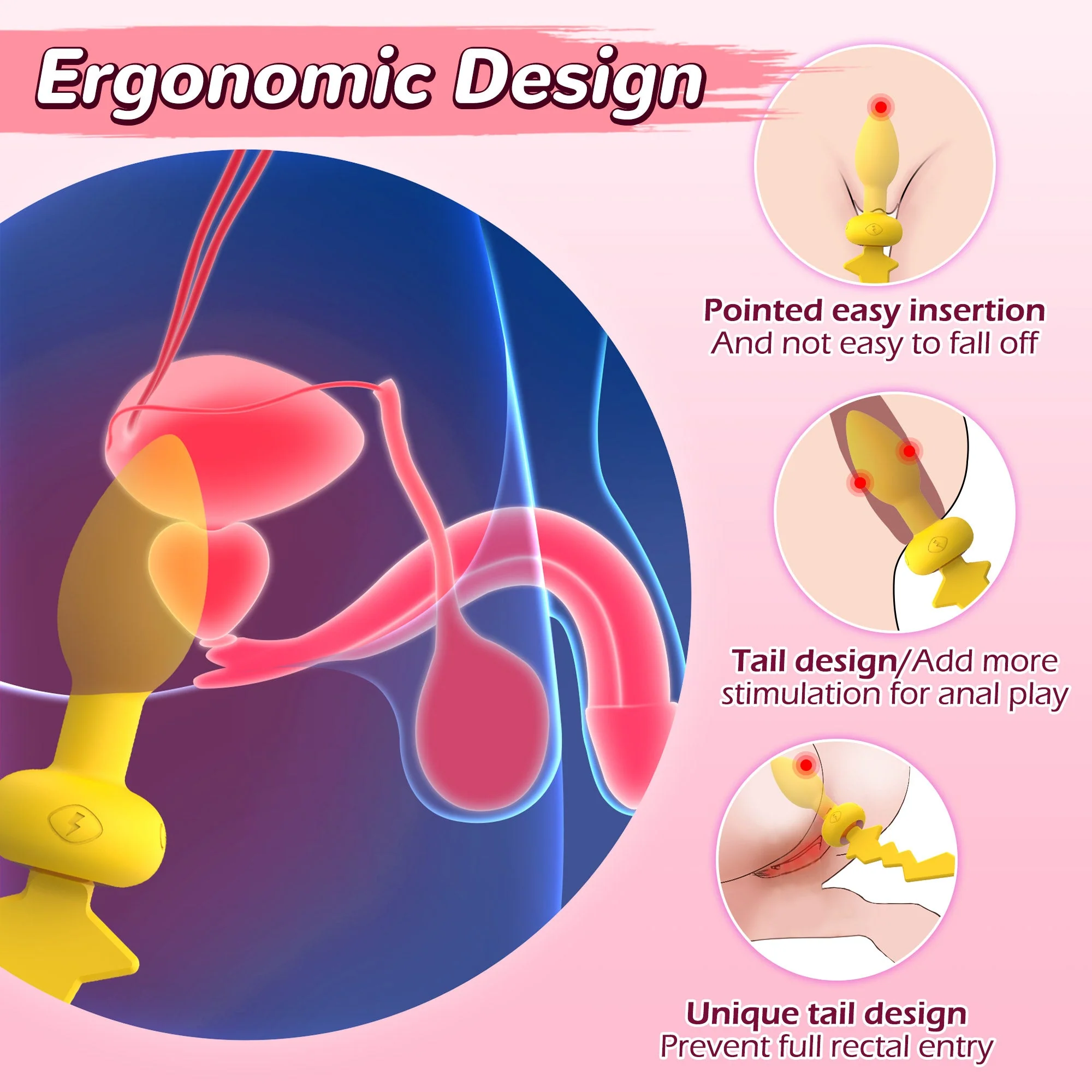 Remote Vibrating Anal Plug - Image 3