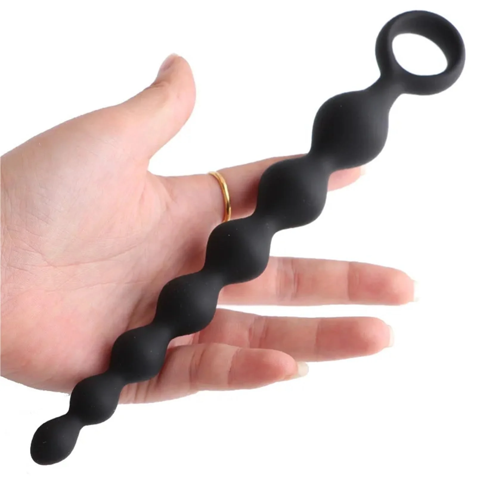 Silicone Anal Beads – Prostate & Butt Plug for Couples - Image 2