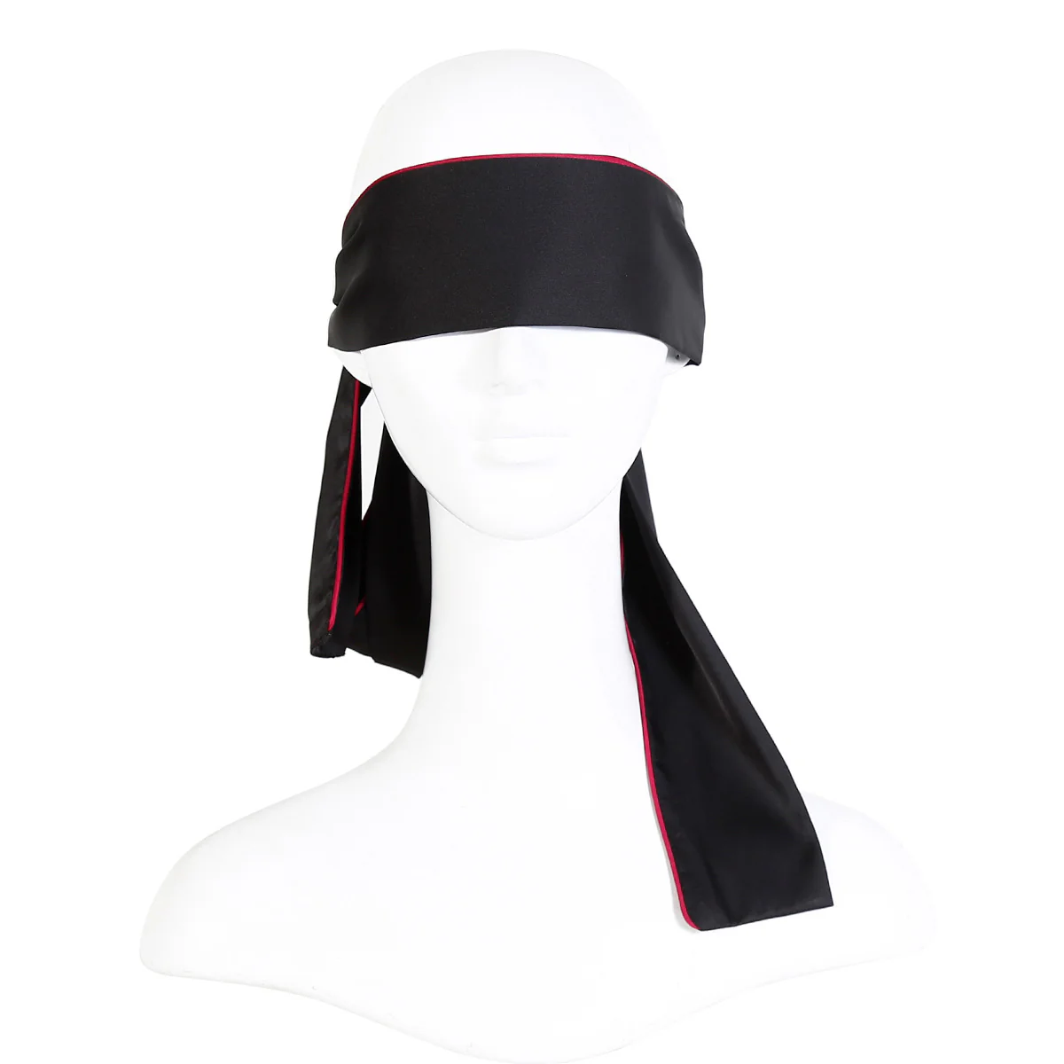 Silk Black Eye Mask for Bondage Play