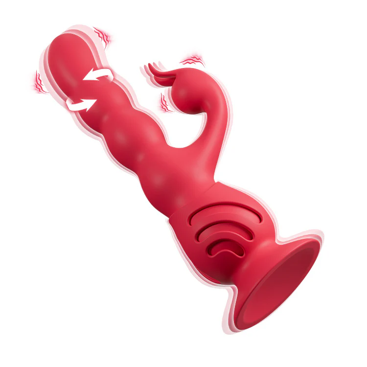 Suction Cup Vibrator—Dual Stimulation for Clitoris and G-Spot, Waterproof - Image 3