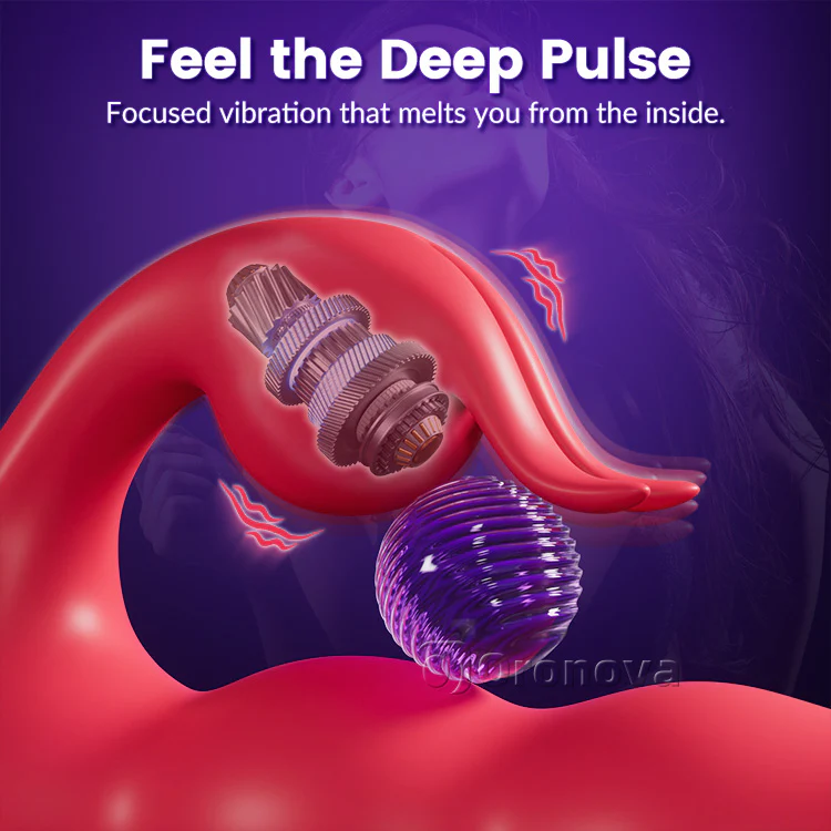 Suction Cup Vibrator—Dual Stimulation for Clitoris and G-Spot, Waterproof - Image 5